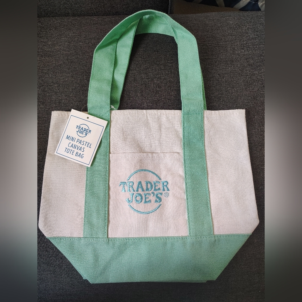 Trader Joe's Spring Pastel Mini Tote Bag
